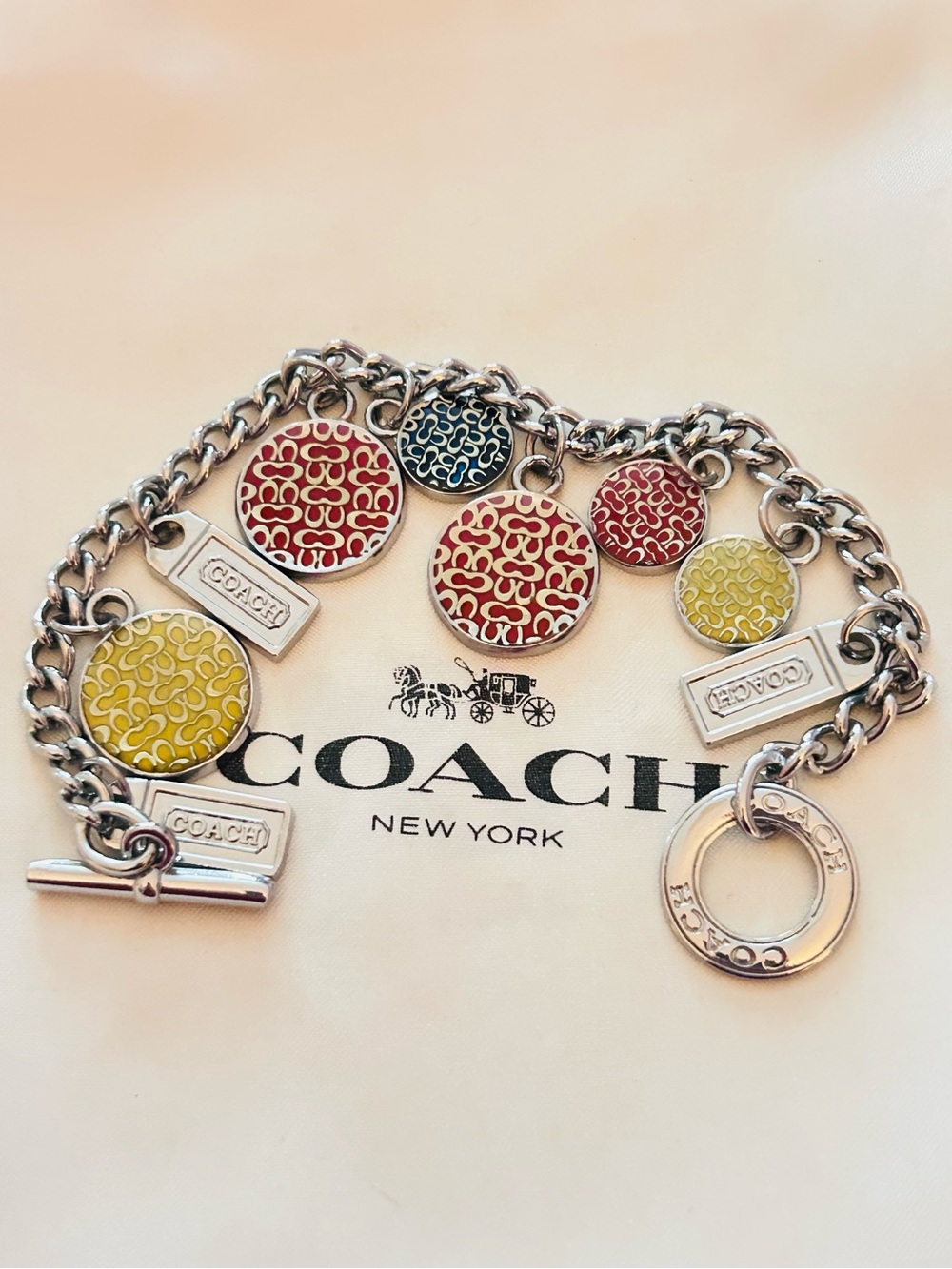 Coach Y2K Charm Bracelet